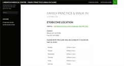 Desktop Screenshot of lindholmmedicalcentre.com